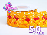 LBP06057 - Listón Impreso de 5,0 cm - Winnie pooh (por metro)