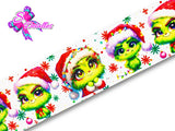 LBP27480 - Listón Estampado de 7,5 cm - Navidad (por metro)