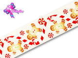 LBP27452 - Listón Estampado de 7,5 cm - Navidad (por metro)