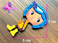 CMS10079 - Shaker de 5cm x 7cm - Coraline