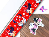 PXQ00456 - 1 Listón Estampado + 1 Listón Unicolor + 1 Resina para Moño