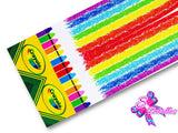 LBP07419 - Listón Estampado de 7,5 cm - Crayola (Tira de 90 cm)