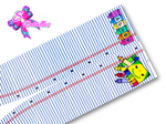 LBP07420 - Listón Impreso de 7,5 cm - Clases (Tira de 81 cm)
