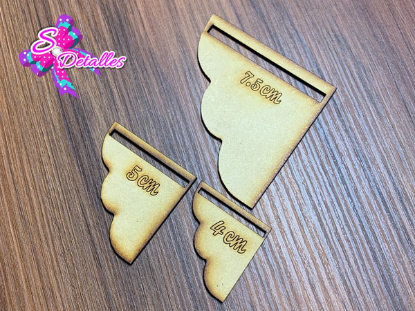 PMDF0005 - Set de 3 Puntas MDF #5 de 7,5cm, 5cm y 4cm