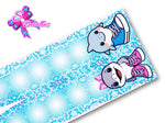 LBP07213 - Listón Estampado de 7,5 cm - Tenis Tralalero (Tira)