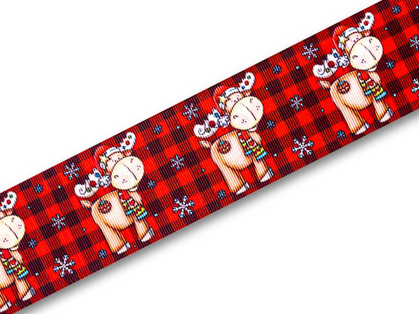 LBP26145 - Listón Estampado de 5,0 cm - Navidad (por metro)