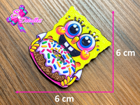 CMS10139 - Shaker de 6cm x 6cm - Bob Esponja