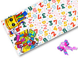 LBP07295 - Listón Estampado de 7,5 cm - Clases (Tira de 91 cm)