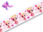 LBP06114 - Listón Estampado de 5,0 cm - Ballerina Capuchina (por metro)