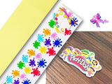 PXQ00462 - 1 Listón Estampado + 1 Listón Unicolor + 1 Resina para Moño
