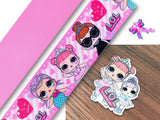 PXQ00463 - 1 Listón Estampado + 1 Listón Unicolor + 1 Resina para Moño