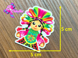 CM00188 - Resina de 5cm x 5cm - Mexico