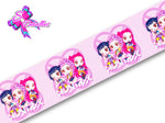 LBP06080 - Listón Estampado de 5,0 cm - Huntrix (por metro)