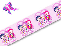 LBP06080 - Listón Estampado de 5,0 cm - Huntrix (por metro)