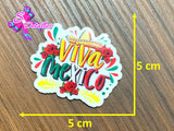 CM00189 - Resina de 5cm x 5cm - Mexico