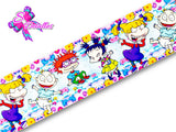 LBP07201 - Listón Estampado de 7,5 cm - Rugrats (por metro)