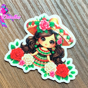 CM00190 - Resina de 5cm x 5cm - Mexico