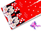 LBP07203 - Listón Estampado de 7,5 cm - Minnie (por tira de 1 metro)
