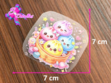 PDTF0027 - Planchable DTF de 7cm x 7cm - Dumplings