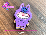 CMS10151 - Shaker de 5cm x 7cm - Labubu Morado