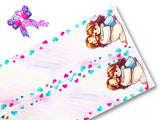 LBP07110 - Listón Estampado de 7,5 cm - Jesus (por tira)