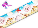 PXQ00316 - 1 Listón Estampado + 1 Listón Unicolor + 1 Resina para Moño