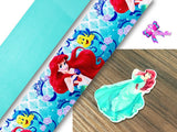 PXQ00271 - 1 Listón Estampado + 1 Listón Unicolor + 1 Resina para Moño
