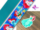 PXQ00272- 1 Listón Estampado + 1 Listón Unicolor + 1 Resina para Moño