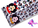LBP07388 - Listón Estampado de 7,5 cm - Mafalda (por tira)