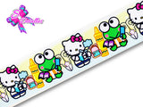 LBP06060 - Listón Estampado de 5,0 cm - Hello Kitty (por metro)
