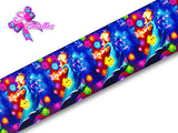 LBP07417 - Listón Estampado de 7,5 cm - Rosalina (por metro)