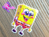 CM00116 - Resina de 4cm x 5cm - Bob Esponja