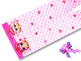 LBP07284 - Listón Estampado de 7,5 cm - Ballerina Capuchina (Tira de 82 cm)