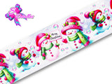 LBP27456 - Listón Estampado de 7,5 cm - Navidad (por metro)