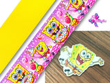 PXQ00280 - 1 Listón Estampado + 1 Listón Unicolor + 1 Resina para Moño
