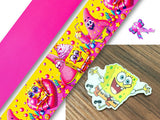 PXQ00281 - 1 Listón Estampado + 1 Listón Unicolor + 1 Resina para Moño