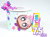 LBP07410 - Listón Estampado de 7,5 cm - Clases (por Tira)