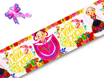 LBP07269 - Listón Estampado de 7,5 cm - Mexico (por metro)