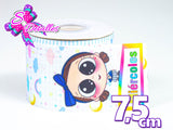 LBP07226 - Listón Estampado de 7,5 cm - Clases (por Tira)