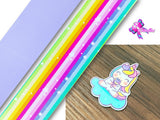PXQ00289 - 1 Listón Estampado + 1 Listón Unicolor + 1 Resina para Moño