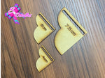 PMDF0008 - Paquete de 3 Puntas MDF #1 de   7,5 cm, 5cm y 4cm