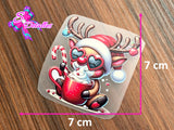 PDTF4014 - Planchable DTF de 7cm x 7cm - Navidad