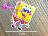 CM00116 - Resina de 4cm x 5cm - Bob Esponja