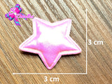 CMS30046 - Vinil de 3cm x 3cm - Estrella Rosa