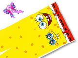 LBP07422 - Listón Estampado de 7,5 cm - Bob Esponja (por tira de 81 cm)