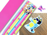 PXQ00092 - 1 Listón Estampado + 1 Listón Unicolor + 1 Resina para Moño