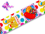 LBP07340 - Listón Impreso de 7,5 cm - Candy Crush (por metro)