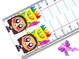 LBP07227 - Listón Estampado de 7,5 cm - Clases (por Tira)