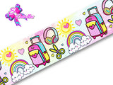 LBP07362 - Listón Estampado de 7,5 cm - Clases (por metro)