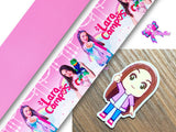 PXQ00099 - 1 Listón Estampado + 1 Listón Unicolor + 1 Resina para Moño